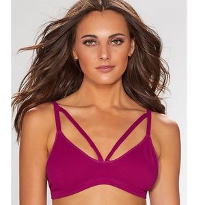Free People Fuchsia Bralette M/L